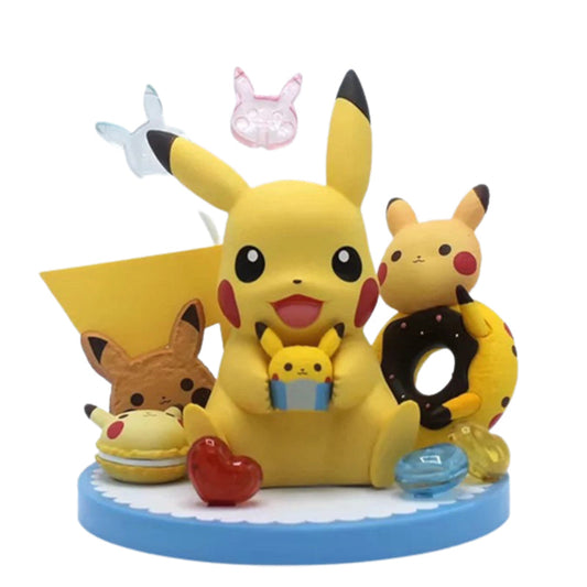 Pokemon Figuren Pikachu Donut Szene Sammlung